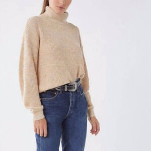 Urban Outfitters Turtleneck Chunky Knit Sweater Size Medium